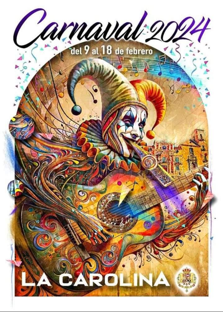 Vive el Carnaval en La Carolina. Del 9 al 18 de febrero 2024.